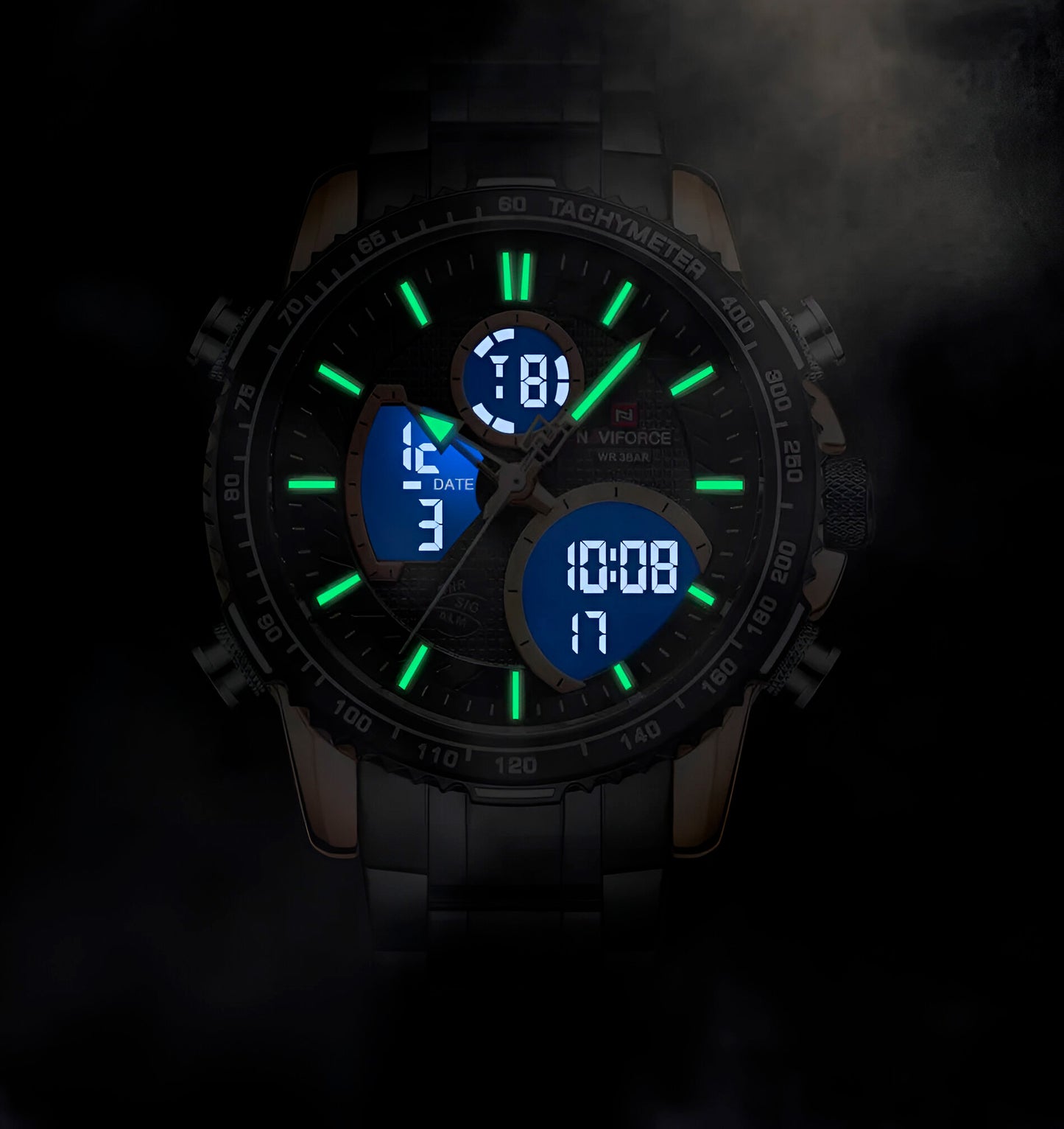 Reloj Naviforce Casual Nf9182 Crono Homb