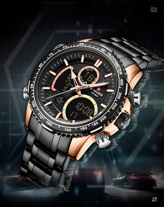 Reloj Naviforce Casual Nf9182 Crono Homb