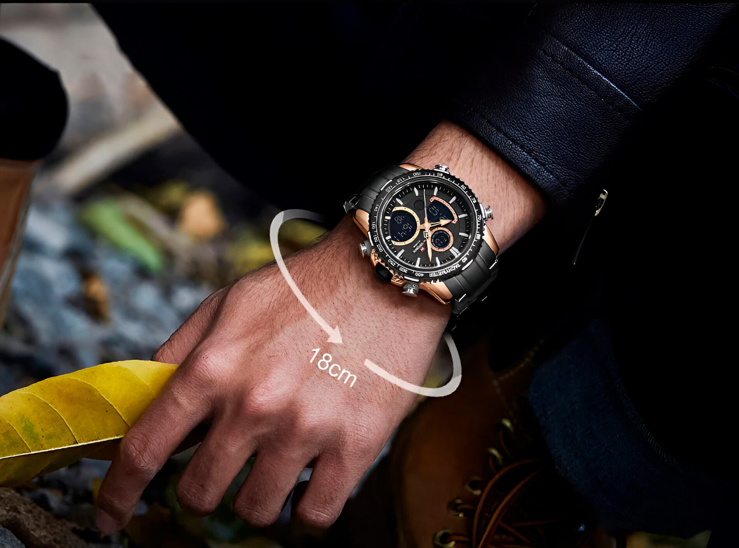 Reloj Naviforce Casual Nf9182 Crono Homb